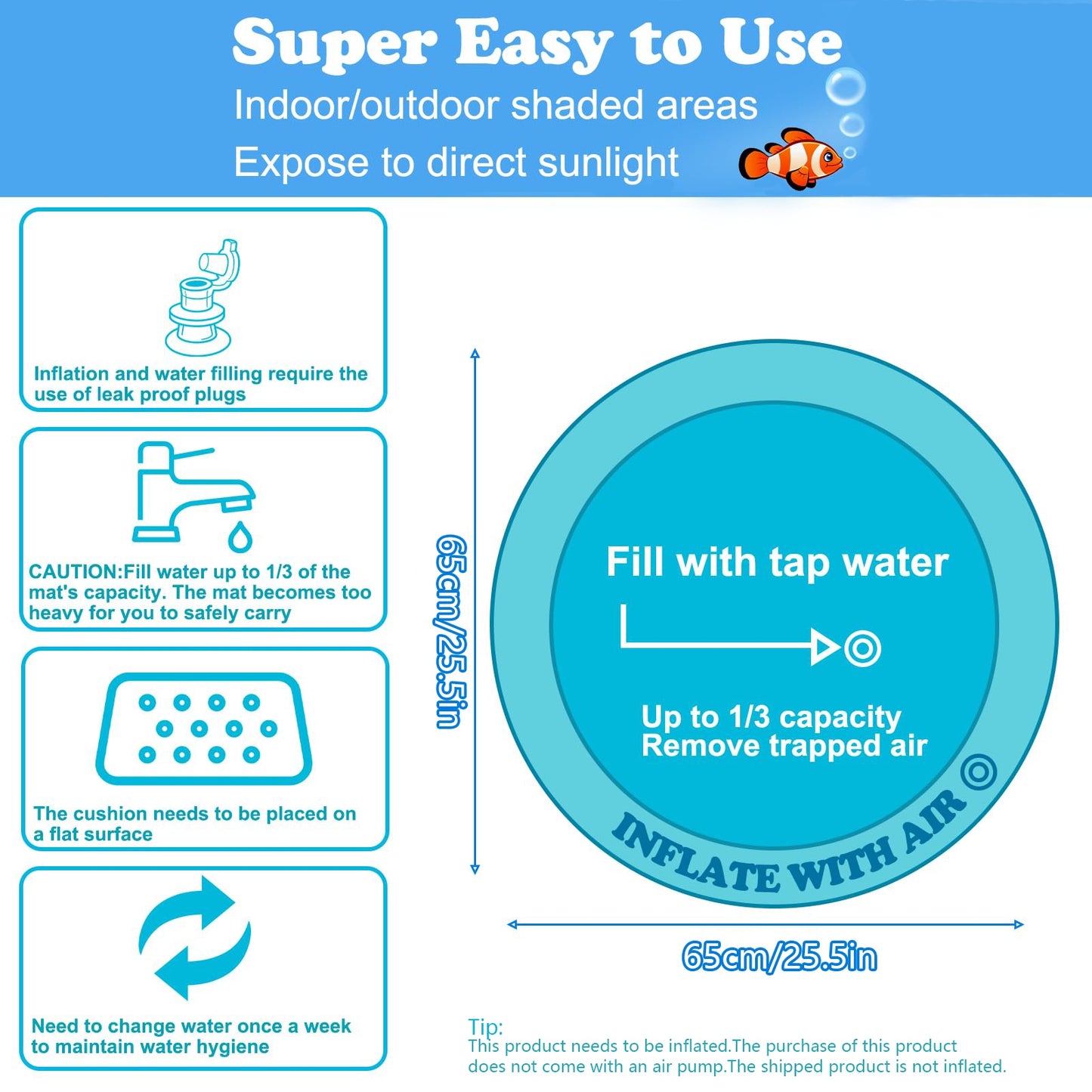 Interactive Cat Water Playmat