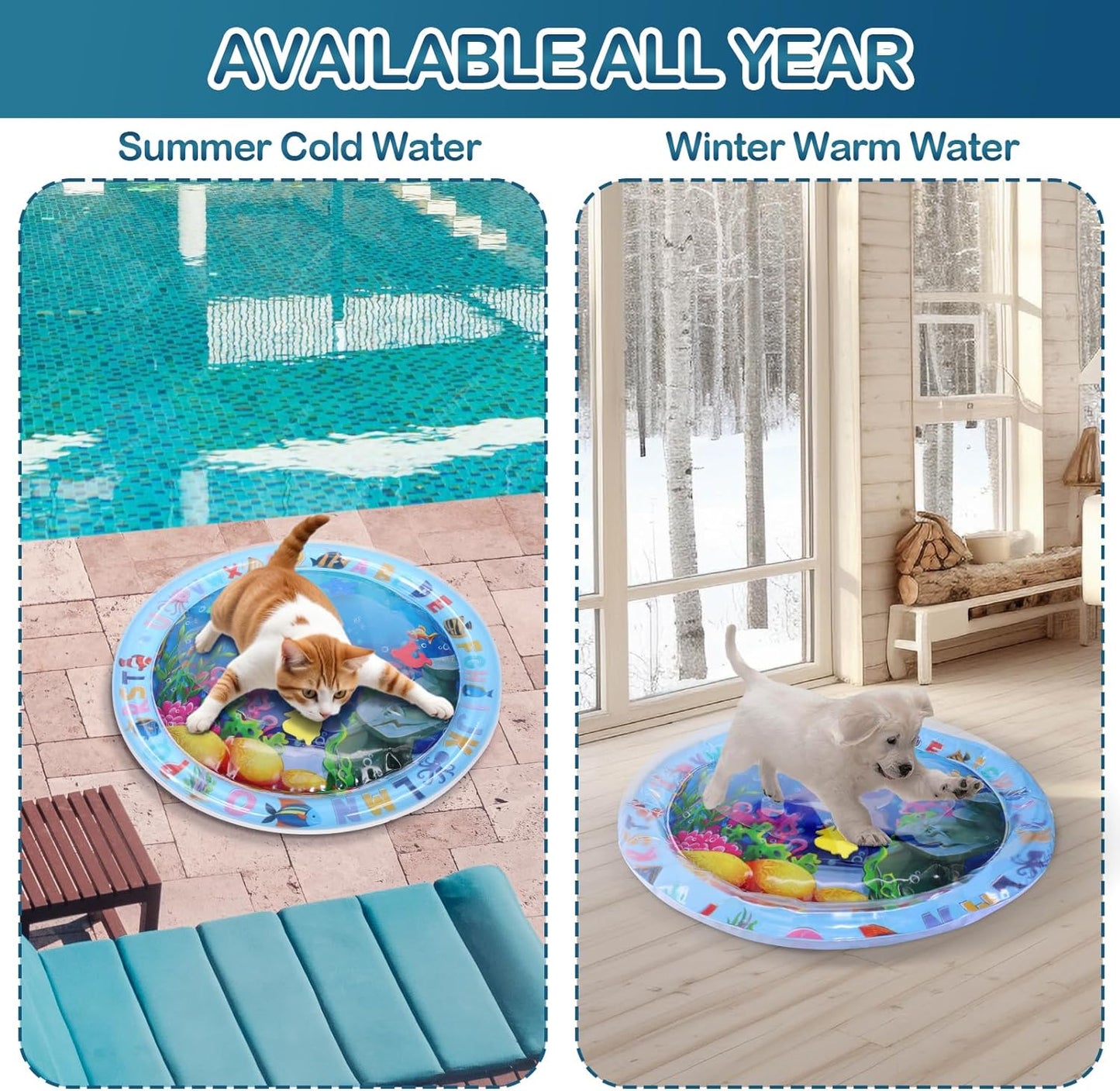 Interactive Cat Water Playmat