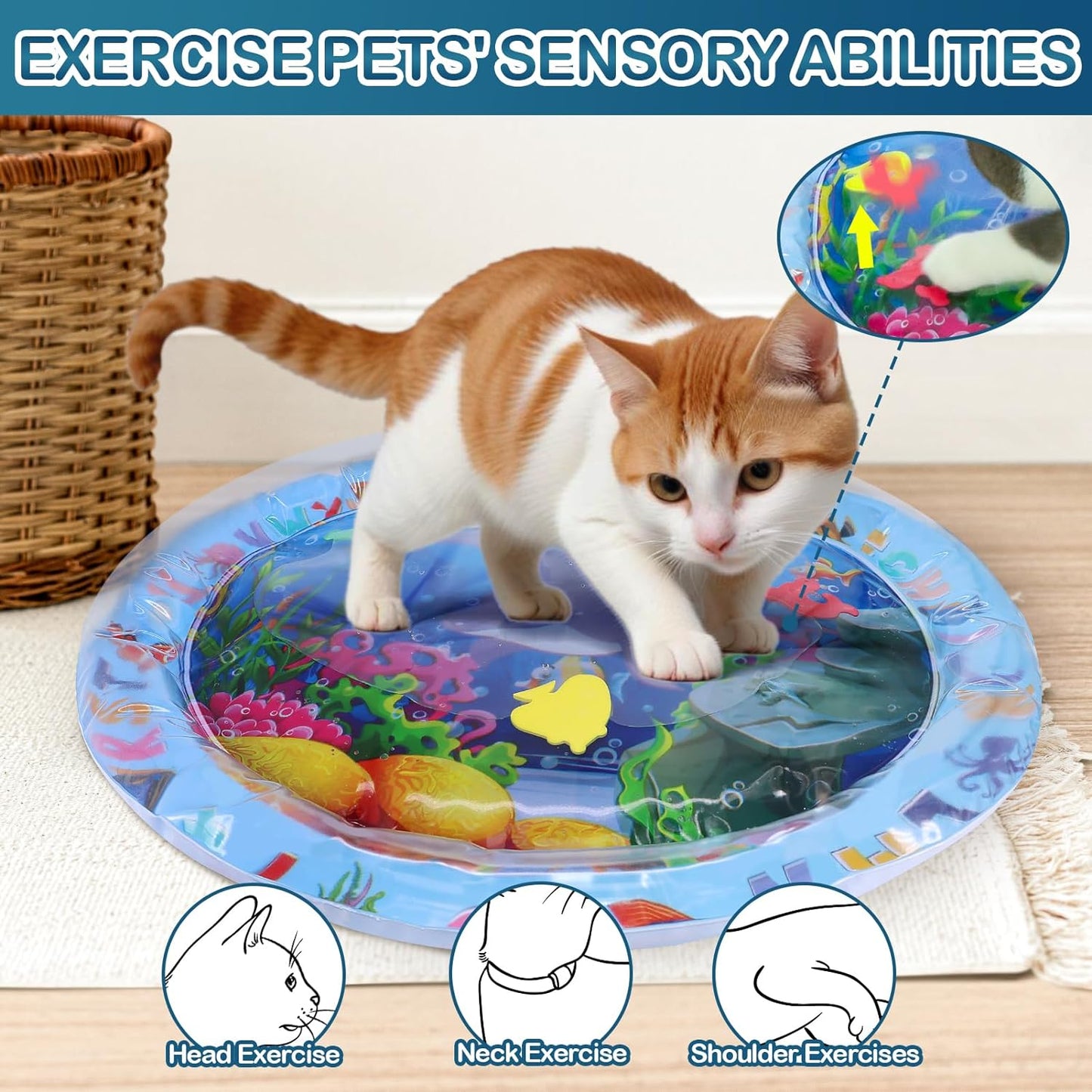 Interactive Cat Water Playmat