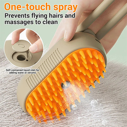 Pet Hair Remover Steam Brush