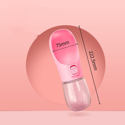 Portable Bottle With Food Storage