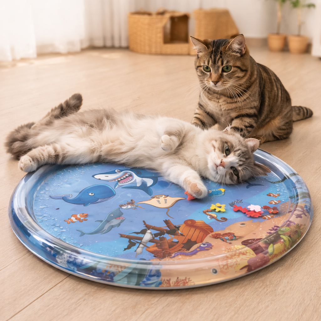 Interactive Cat Water Playmat