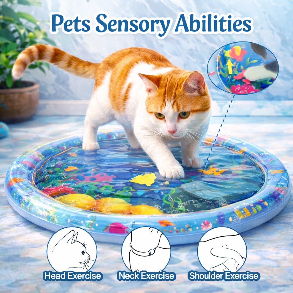 Interactive Cat Water Playmat