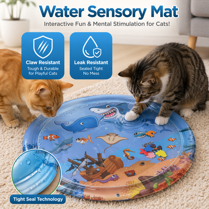 Interactive Cat Water Playmat