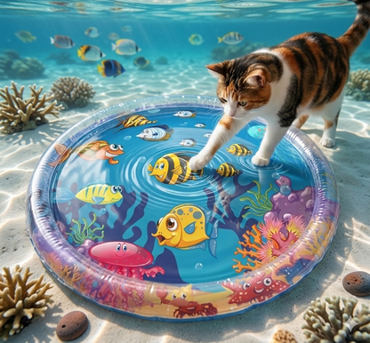 Interactive Cat Water Playmat