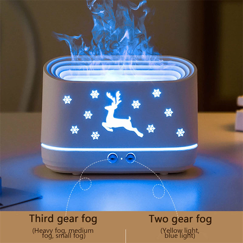 USB Flame Humidifier Diffuser