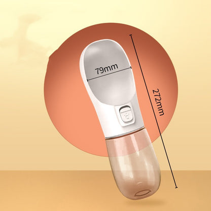 Portable Bottle With Food Storage