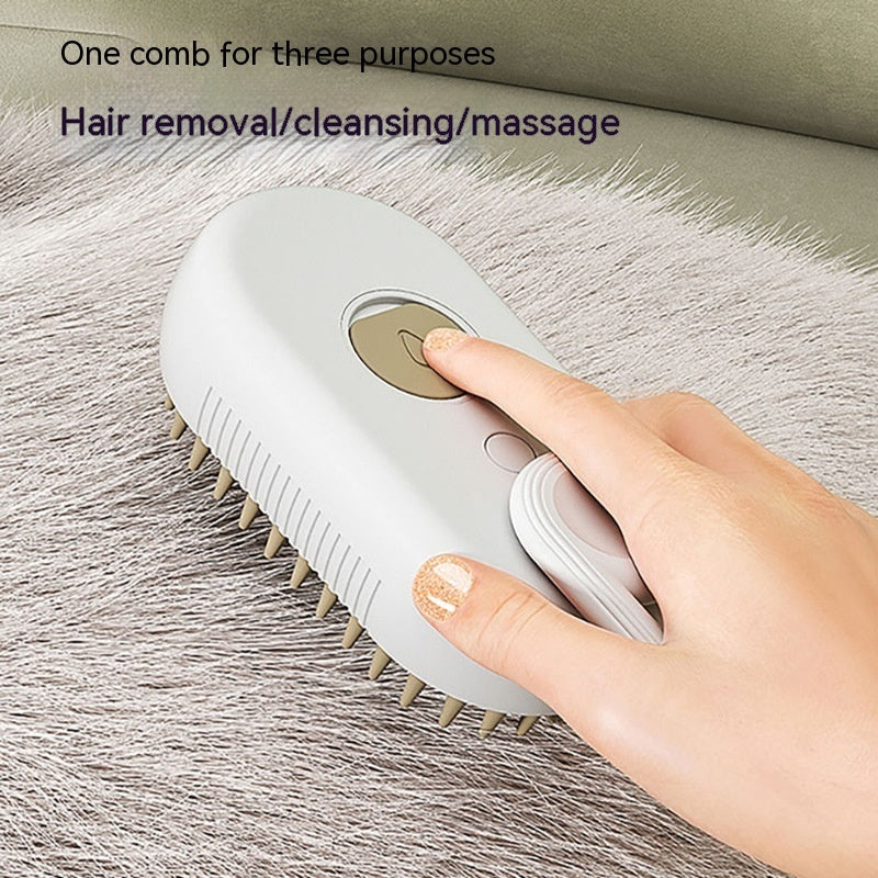 Pet Hair Remover Steam Brush
