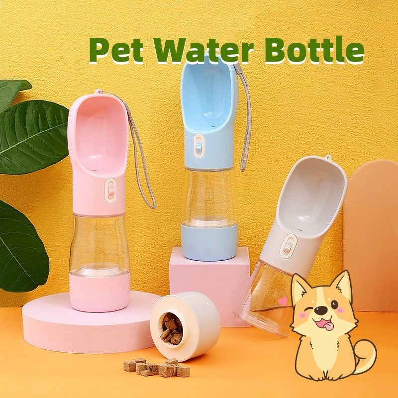 Portable Bottle With Food Storage