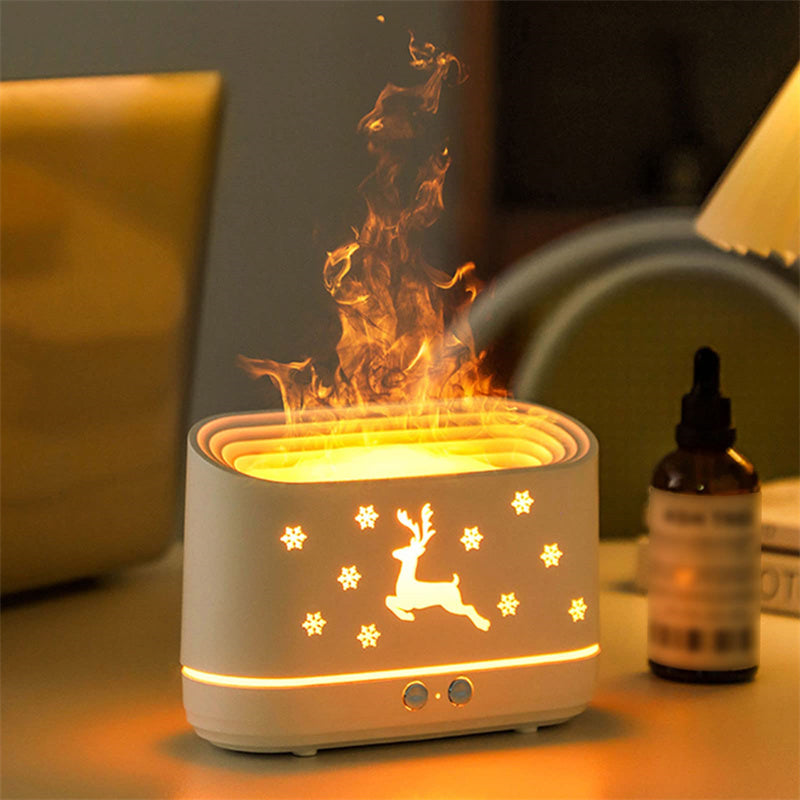 USB Flame Humidifier Diffuser