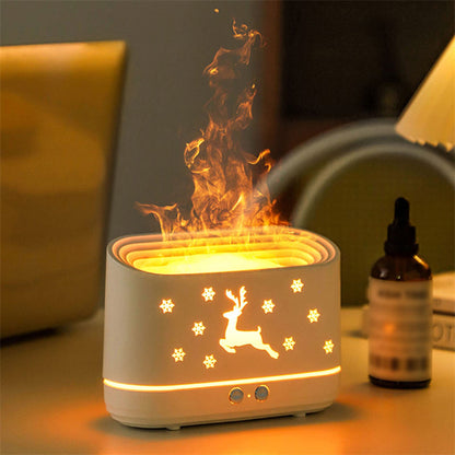 USB Flame Humidifier Diffuser