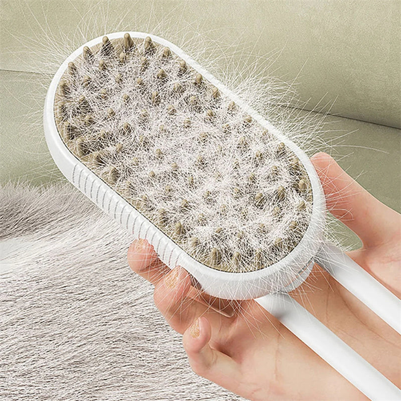 Pet Hair Remover Steam Brush